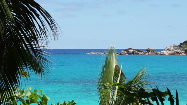 strand auf den seychellen