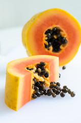 Fresh Papaya slices