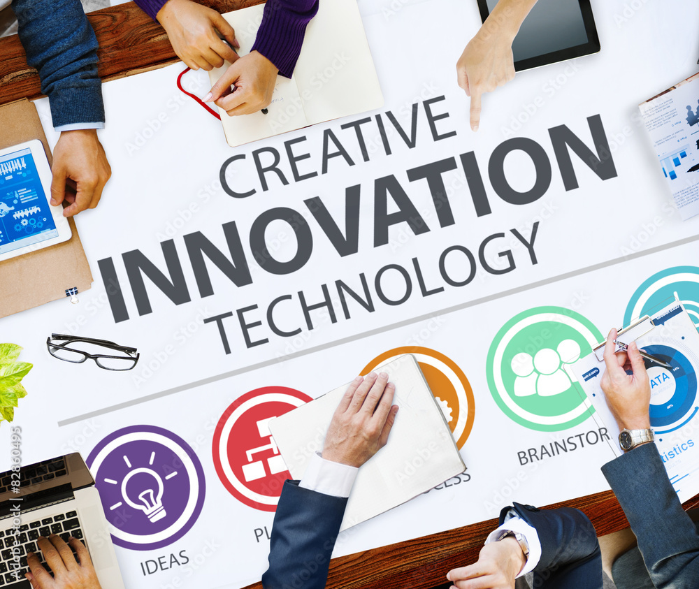 Sticker creative innovation technology ideas inspiration concept - Stickers