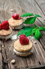 fresh raspberry cookies