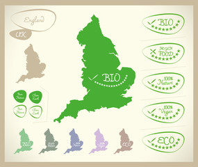 Bio Map - England UK