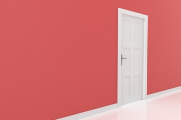 3d rendering of a door