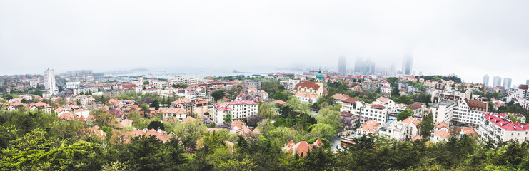 Fototapeta na wymiar QingDao panorama