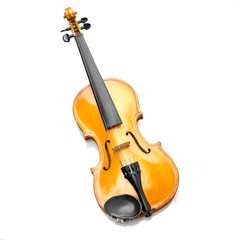 Fototapeta premium violin on white background