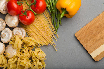 Pasta with some vegetables