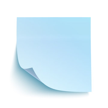 Blue Sticky Note.