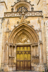 Obraz premium Iglesia de Saint Paul, Lyon, Francia, gótico francés