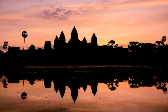 Angkor Wat at sunrise, Siem Reap, Cambodia