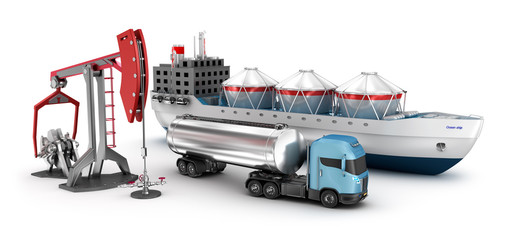 Airplane isolated on blue. My Own Design