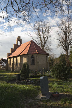 Chapel And Graveyard In Stahlbrode