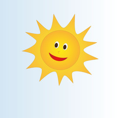 Cartoon Sun Character