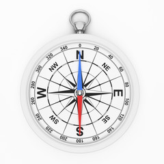 White compass icon