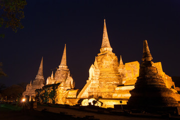 Fototapeta premium Wat phra sri sanphet ,World heritage ,Ayutthaya ,Thailand