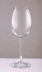 White vine glass