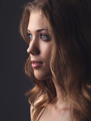 Fototapeta premium portrait of the young beautiful girl