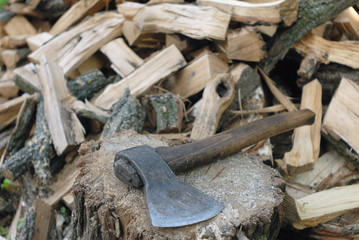 axe and firewood-2