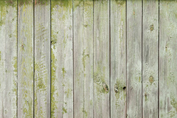 Old painted wooden planks
