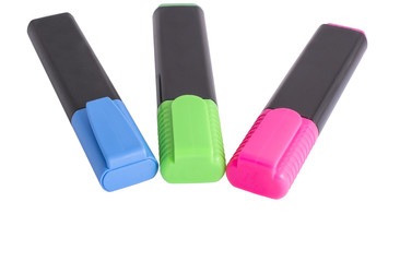 Colorful markers pens