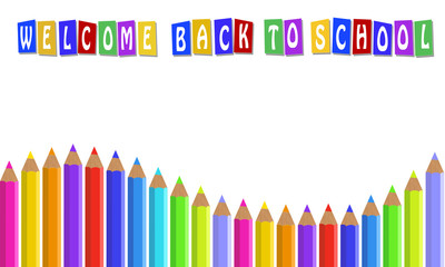 Vector Back ground for Back to School.