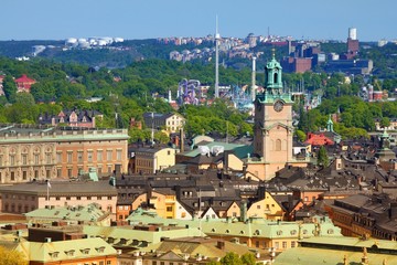 Architecture of Stockholm filtered colors