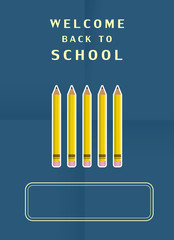 Vector Back ground for Back to School.