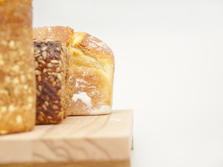 various spelt breads