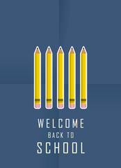 Vector Back ground for Back to School.
