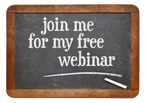 Join Me For My Free Webinar