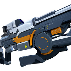 Sci-fi assault gun
