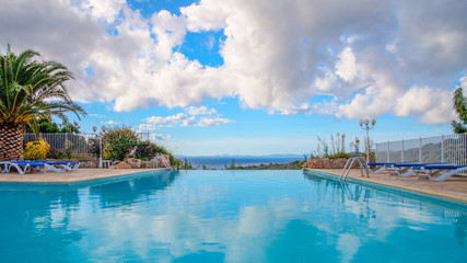 Beautiful infinity pool