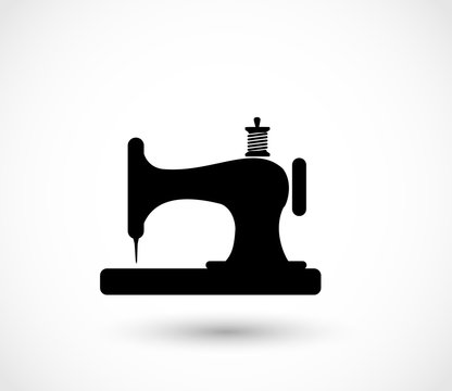 recommend clip art: Sewing machine icon vector