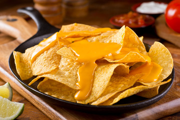 Nachos with Cheese Sauce