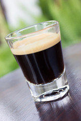 Espresso shot.