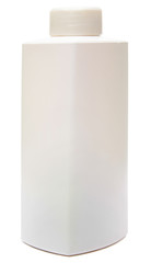 Closed Cosmetic Or Hygiene Plastic Bottle Of Gel, Liquid Soap