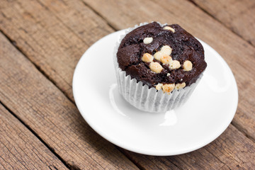 Chocolate muffin.