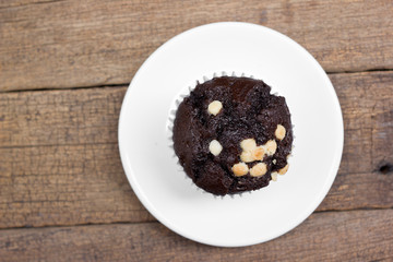 Chocolate muffin.