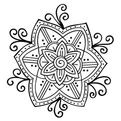 Floral pattern. Vector art