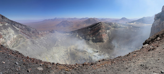 Volcan Lascar, d&eacute;sert de Atacama