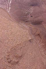 Fußabdruck im Sand