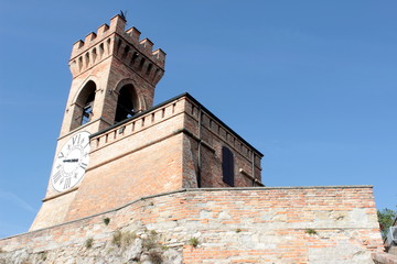 Fototapeta na wymiar Torre dell'orologio, Brisighella