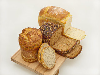 various spelt breads