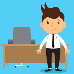 Office Man in Office