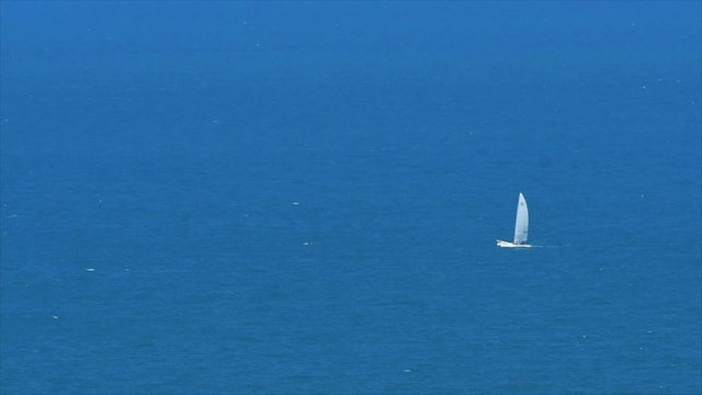 sailboat on blue sea