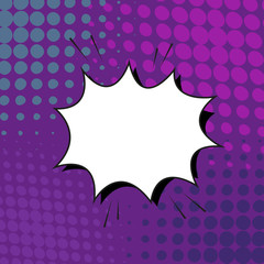 Boom. Comic book explosion.hand draw vector illustration