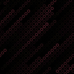 Fototapeta na wymiar Texture with red circles on dark background