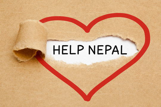 Help Nepal Torn Paper