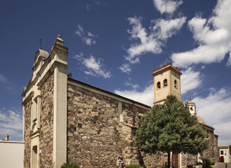 Fototapeta na wymiar Church of St. Cross in Galtelli. Sardinia. Italy