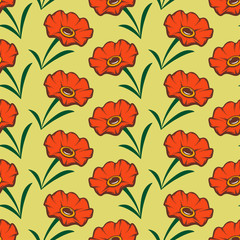 Flower seamless pattern