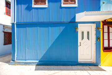 Old colorful facade