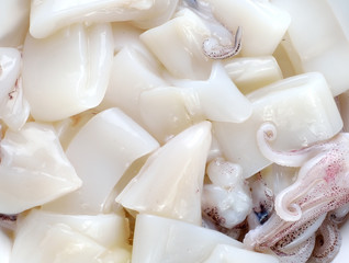 sliced squid
